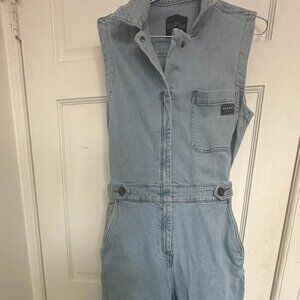Wild Fang Denim Sleeveless Coverall